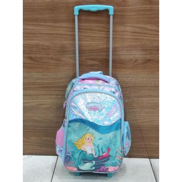Imagem de Mochila de Rodinha Mermaid Magic com lantejoula 8663 - Fuseco, 2
