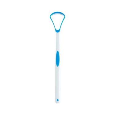 Imagem de Raspador De Língua De Uso Duplo Reutilizável, Escova De Limpeza De Saú