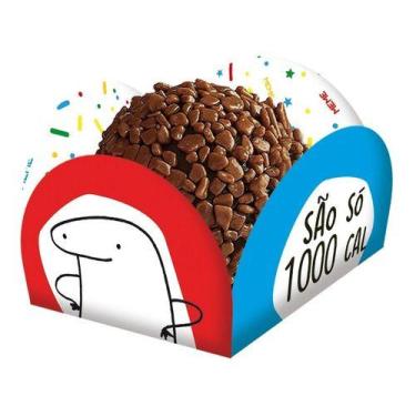 Imagem de 40 Forminhas Doces Flork Meme Forma Caixeta Festa  - Festcolor