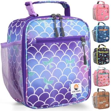 Imagem de Lancheira CactOur Kids Isolated Lunch Bag Mermaid Design