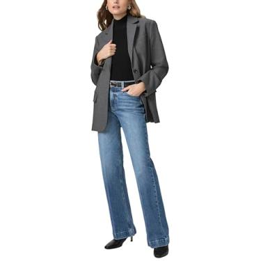 Imagem de PAIGE Calça jeans feminina Leenah com costura interna de 81 cm, asas, Asas, 25 Regular