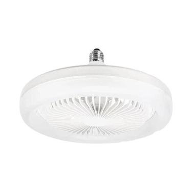 Imagem de Ventilador De Teto Silencioso 3 Em 1 Com Iluminação E27 Conversor Base