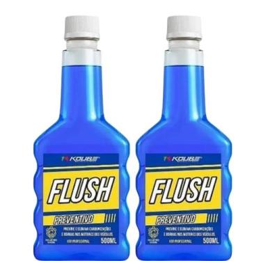 Imagem de Kit 2 Flush Preventivo Motor 500ml Limpeza Interna de Óleo Koube