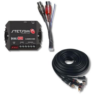 Imagem de Kit Amplificador Stetsom Ir160.2 Rca + Cabo Rca Kx3 5 Metros