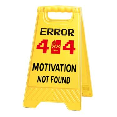 Imagem de Placa de mesa divertida multifuncional para mulheres colegas de trabalho Best Friends Error 404 motivação sarcástica decoração de mesa de escritório com suporte de telefone e função de espelho