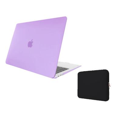 Imagem de Kit Capa Case Compativel new Macbook pro 13 A1706 A1708 A2338 M1 cor lf + Capa Neoprene