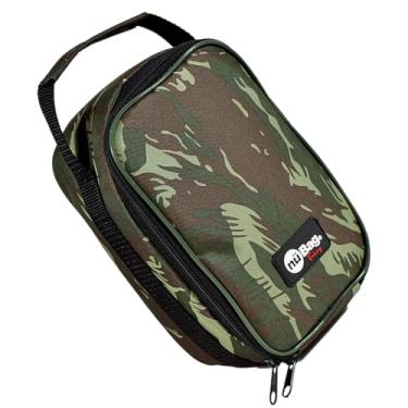 Imagem de Necessaire Militar Camuflada Masculina Bolsa Case Leve Resistente Costura e Zíper Reforçados Organização Viagem
