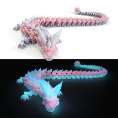 Imagem de Dragon Toy FOTN Impresso em 3D Dragão de Cristal 30 cm maior