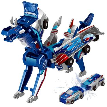 Imagem de Transformer Car Toy Aimery Dinosaur Blue Dragon