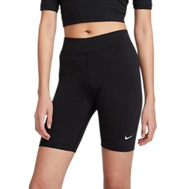 Imagem de NIKE Women's W NSW ESSNTL Bike Short LBR MR Leggings, Black/(White), M