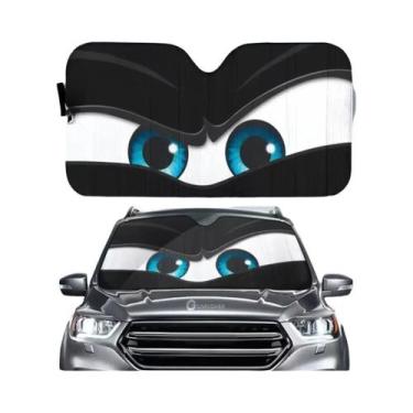Imagem de 70x130cm Moda Carro Janela Frontal Viseira Protetor Solar Cortina Anti
