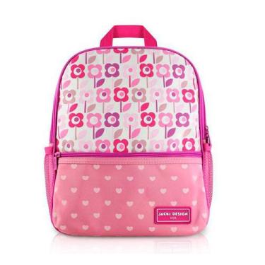 Imagem de Mochila Infantil Feminina Escolar Passeio Costas Criança Menina Estamp