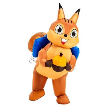 Imagem de Wzmzjy Fantasia de Esquilo Inflável, Decoração, Fantasias Infláveis para Halloween, Grande