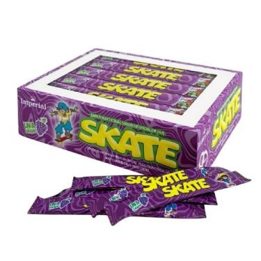 Imagem de Pacote Bala Skate sabor Uva com 50 unidades de 12 gramas - Genérica
