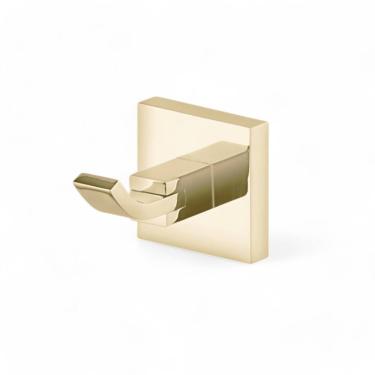 Imagem de Cabide Para Banheiro Dourado Brilho 