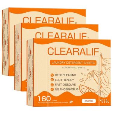 Imagem de Folhas de detergente para roupa CLEARALIF Eco Friendly 480 Loads