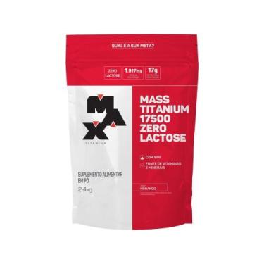 Imagem de Hipercalórico Max Titanium Mass Titanium 17500 - Zero em Pó 2,4kg Mora