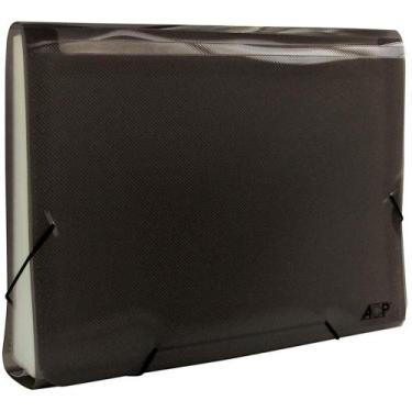 Imagem de Pasta Sanfonada Plastica A4 12 Divisoes Fume - ACP