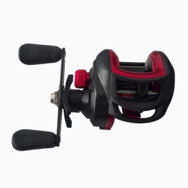 Imagem de Albema Carretilha Anti Cabeleira 19 Rolamentos Freio Magnético 7:2:1 Vermelha para Pesca de Arremesso e Iscas Artificiais