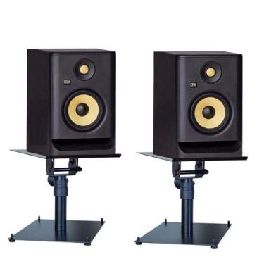 Imagem de Par Mini Pedestal Suporte Mesa P/Monitor De Referência Krk - Aj Som Ac