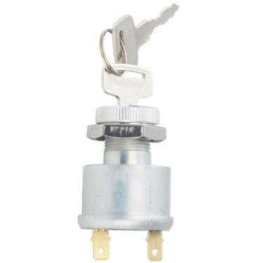 Imagem de Interruptor de ignição: mosquetão, 2 terminais com chave para carrinho