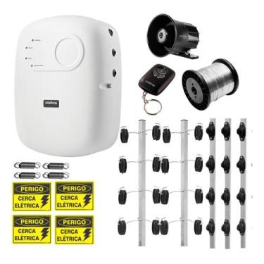 Imagem de Kit Cerca Elétrica Industrial Completo com Hastes Big e Central de Cho