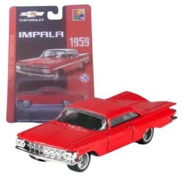 Imagem de Vermelho Chevrolet Impala Coupe 1959 1/64 - CKS CHEV-IMP