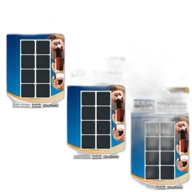 Imagem de Kit 48 Feltro Prot Qua Adesivo Pé Sofá Cadeira Mesa Tekbond