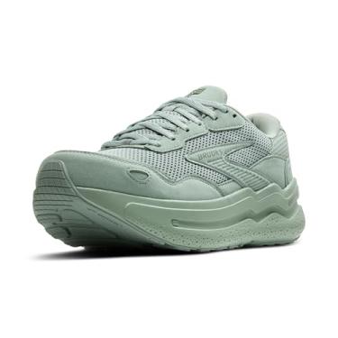 Imagem de Brooks Ghost Max 2 Neutral Tênis de corrida e caminhada masculino, Verde/mar - Camurça, 38