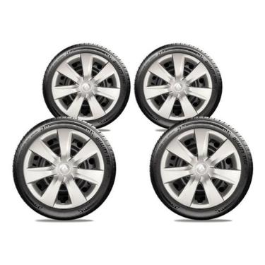 Imagem de Calota Jogo Renault Sandero Logan 2016 2018 Aro 14 G461J