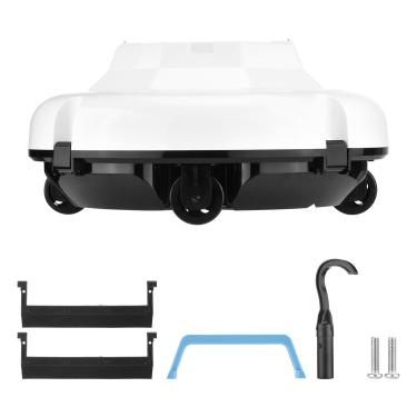 Imagem de RiToEasysports Robô de Piscina de Sucção Dupla, 120 Minutos de Tempo de Trabalho, Estacionamento Automático Sem Fio, Estrutura ABS, PVC Adequado, Piscinas de Concreto e Fibra de Vidro, Bateria de
