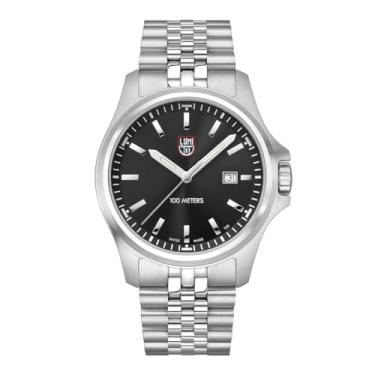 Imagem de Luminox - Dress Field - Relógio masculino de campo - Relógios masculinos - 43 mm - Quartzo suíço - Resistente à água 100 m - Cristal de safira - Caixa de aço inoxidável - Sempre visível - Feito na