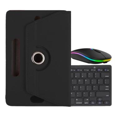 Imagem de BDNET, Capa Giratória Para Amazon Fire Hd10 2021 + Pv +teclado+ Ms