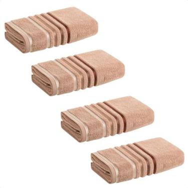 Imagem de Kit 4 Toalhas Banhão Gigante De Algodão Lumina - Karsten