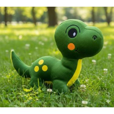 Imagem de Dinossauro Pelúcia Presente Criança Dino 28cm Antialérgico - DW confec