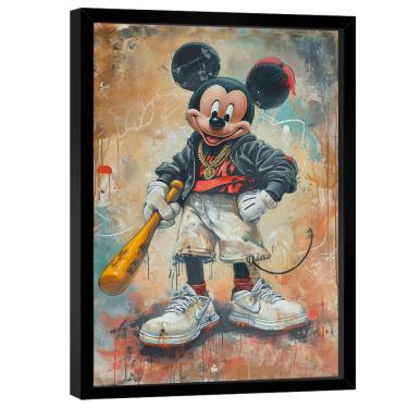 Imagem de Quadro Decorativo Mickey Mouse Rebelde
