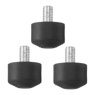 Imagem de PATIKIL Ponta de borracha para pés, universal antiderrapante, rosca M8, pontas de pé de tripé de borracha para monopé, peças de reposição projetadas em superfície lisa e irregular (30 x 25 mm) - 3