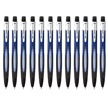 Imagem de Pentel JOLT Lápis automático, 0,5 mm, acentos azuis, caixa com 12 (AS305C)