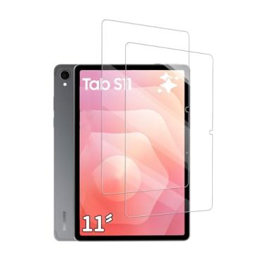 Imagem de FJIASTB Protetor de tela para tablet Samsung Galaxy Tab S11 Android 16 11 polegadas, filme de vidro temperado 9H antiarranhões fácil de instalar, sem bolhas, pacote com 2