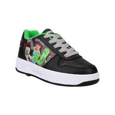 Imagem de Heelys Sapato masculino de salto com rodas, preto/verde/cinza, 42