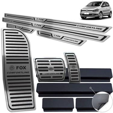 Imagem de Pedaleira Auto Soleira Descanso Preto Fox Comfortline 14 20