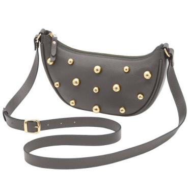 Imagem de Bolsa de Couro Mariart Pequi, Cinza