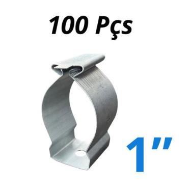 Imagem de Abraçadeira Tipo D C Cunha 1 Polegadas Zincadas 100 Pcs - PRIMUS