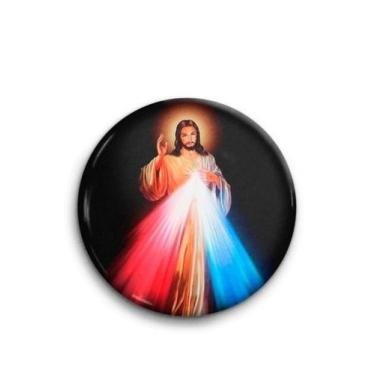Imagem de Boton Jesus Misericordioso Alumínio Broche Alfinete - Zanato