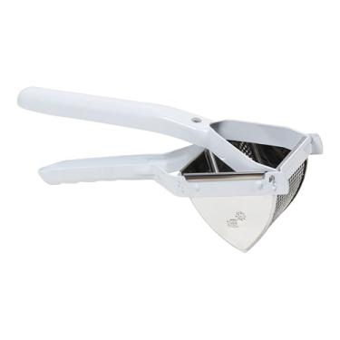 Imagem de Espremedor de Batatas e Legumes Viel – Corpo em Aço Inox e Cabo de Aço com acabamento Branco Brilhante, Design Vintage e Resistente