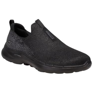 Imagem de Skechers Tênis feminino Go Walk 6-cintilante, Preto/rosa, 6