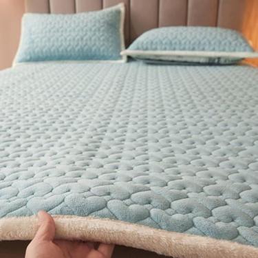 Imagem de Almofada de cama semi-dupla 90 * 200 cm cobertor cobertor cor 6 almofada de cama confortável (cor 5 90 * 200 cm)