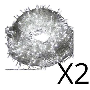 Imagem de Pisca Pisca 10Metros 100Leds Luz Coloridos 110V 220V Iluminação De Nat