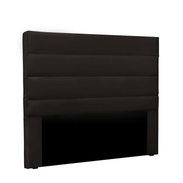 Imagem de Cabeceira La Italiana Para Cama Box Casal 140 cm Corino Marrom - D'Rossi