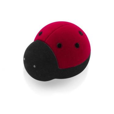 Imagem de Caixa de veludo Joaninha para brinco infantil